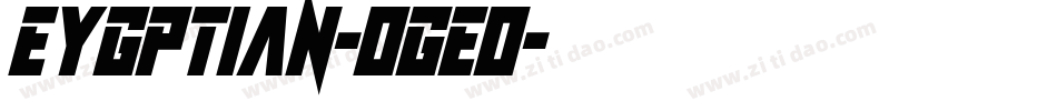 Eygptian-OGEo字体转换