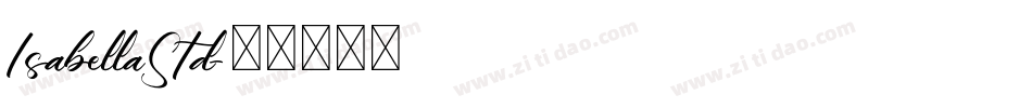 IsabellaStd字体转换