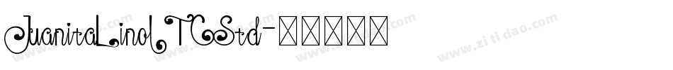JuanitaLinoITCStd字体转换