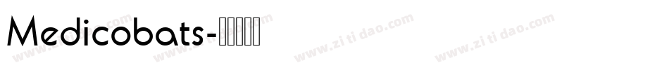 Medicobats字体转换
