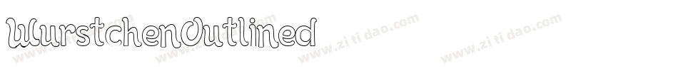 WurstchenOutlined字体转换