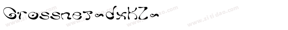 Grossnet-dxKZ字体转换