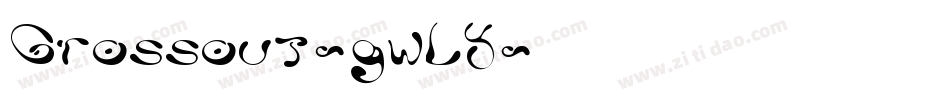 Grossout-gwLY字体转换