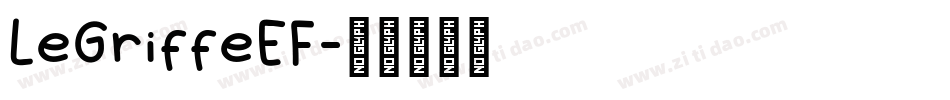 LeGriffeEF字体转换