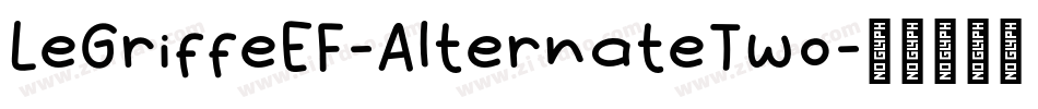 LeGriffeEF-AlternateTwo字体转换