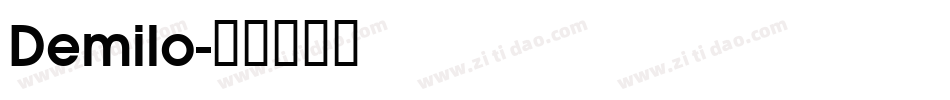 Demilo字体转换
