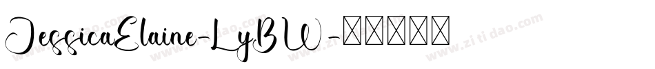 JessicaElaine-LyBW字体转换