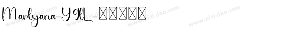Marlyana-Y9lL字体转换