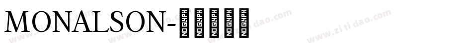 MONALSON字体转换