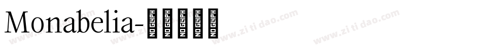 Monabelia字体转换