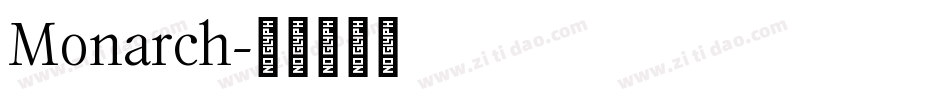 Monarch字体转换