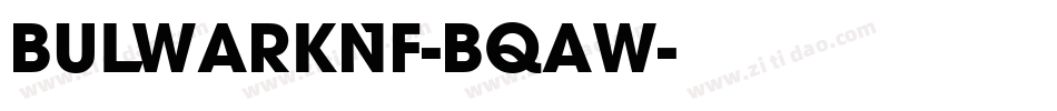BulwarkNf-Bqaw字体转换