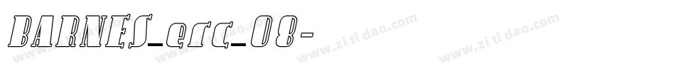 BARNES_erc_08字体转换