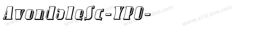 AvondaleSc-YPO字体转换