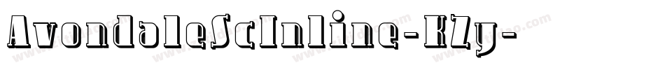 AvondaleScInline-KZy字体转换