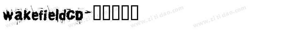 WakefieldGD字体转换