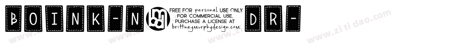 Boink-n2dR字体转换