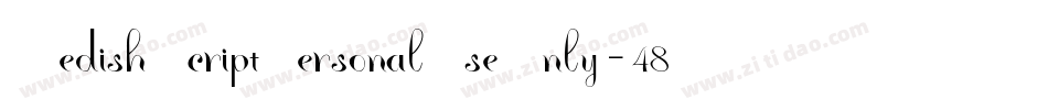 MedishScriptPersonalUseOnly-48eW字体转换