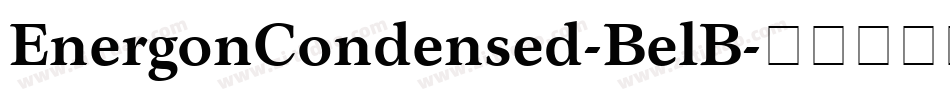 EnergonCondensed-BelB字体转换