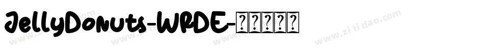 JellyDonuts-WRDE字体转换