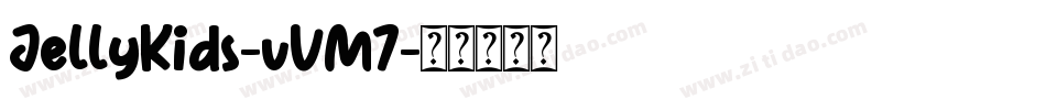 JellyKids-vVM7字体转换