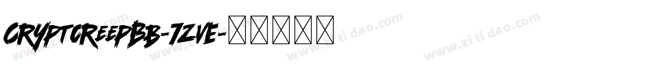 CryptcreepBb-7ZvE字体转换