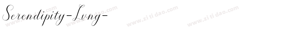 Serendipity-Lvng字体转换