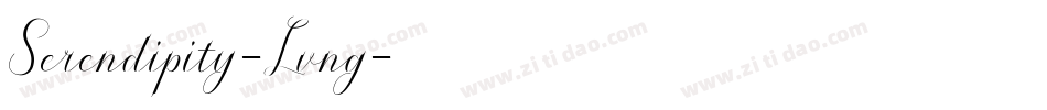 Serendipity-Lvng字体转换