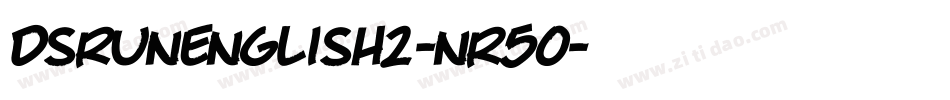 DsRunenglish2-nR5O字体转换