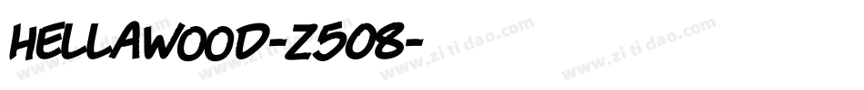 Hellawood-Z5O8字体转换