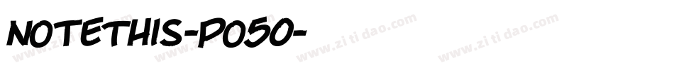 NoteThis-po5O字体转换