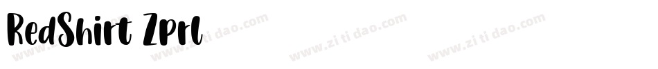 RedShirt-Zprl字体转换