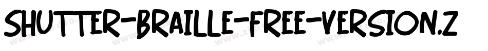 Shutter-Braille-Free-Version.zip字体转换
