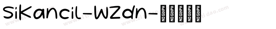 SiKancil-WZdn字体转换