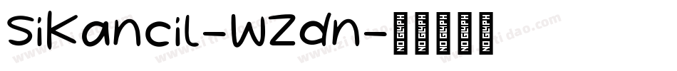 SiKancil-WZdn字体转换