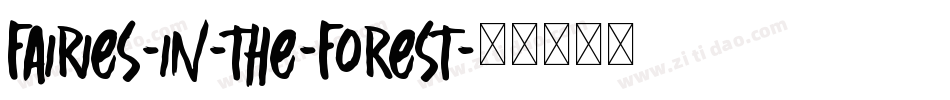 Fairies-in-the-Forest字体转换