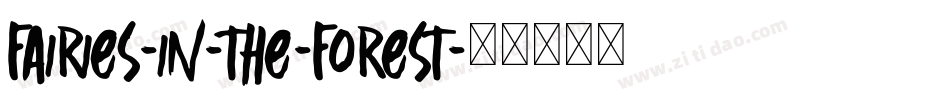 Fairies-in-the-Forest字体转换