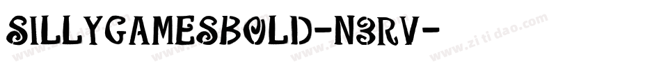 SillygamesBold-n3rV字体转换