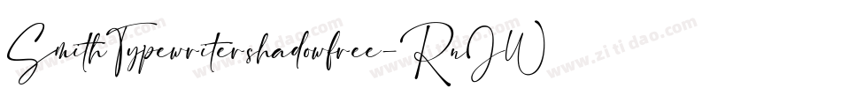 SmithTypewritershadowfree-RnJW字体转换