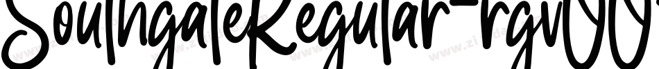 SouthgateRegular-rgvOO字体转换