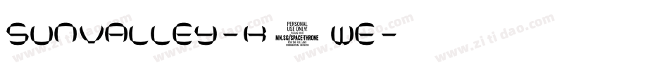 SunValley-K5we字体转换
