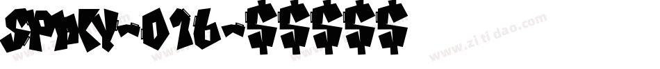 Spiky-016字体转换