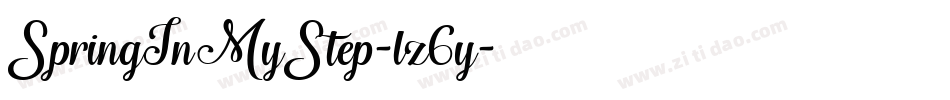SpringInMyStep-lz6y字体转换