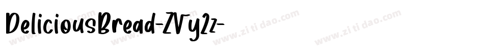 DeliciousBread-ZVy2z字体转换