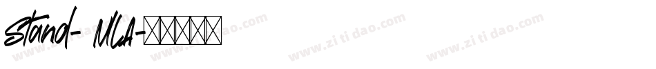 Stand-7MLA字体转换