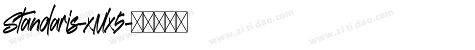 Standaris-xMx5字体转换