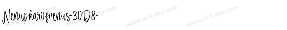Nenupharofvenus-30D8字体转换