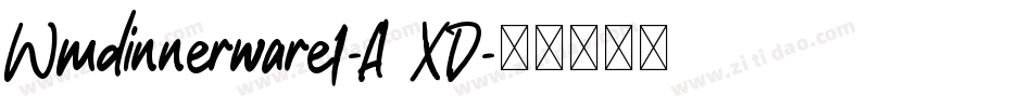 Wmdinnerware1-A8XD字体转换