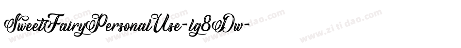 SweetFairyPersonalUse-lg8Dw字体转换