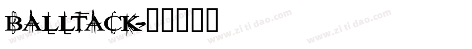 BALLTACK字体转换